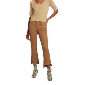 Frame Le Crop Mini Boot in Latte Sz. 24 tan brown